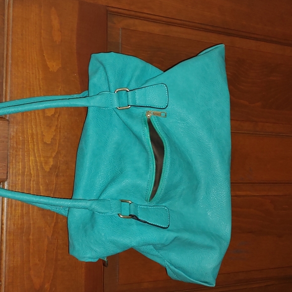 Stylish blue purse - Picture 2 of 3